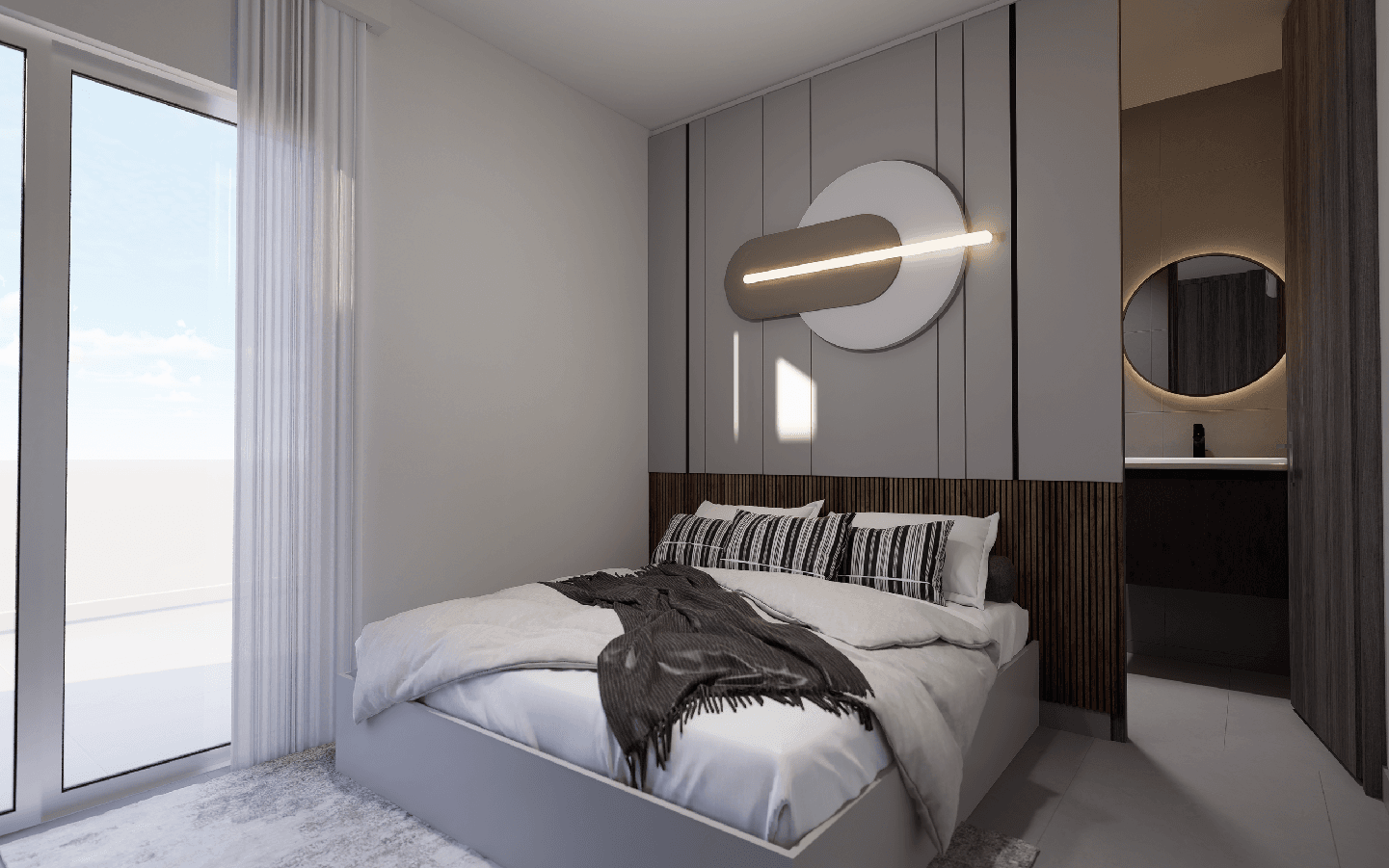 Render de cuarto edificio de apartamentos en venta barranquilla QUINCY 45