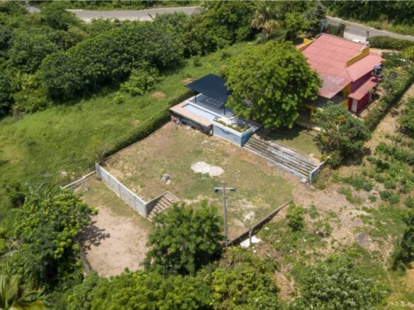 Toma aérea a cabaña campestre Tubará