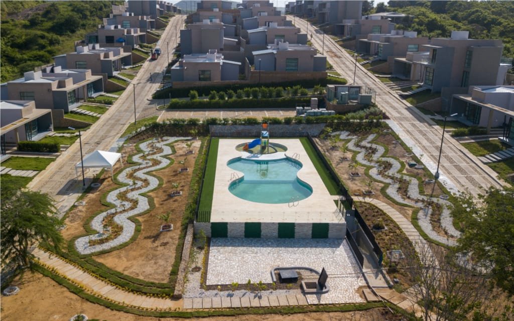 Imagen aérea area recreativa Riviera del Mar